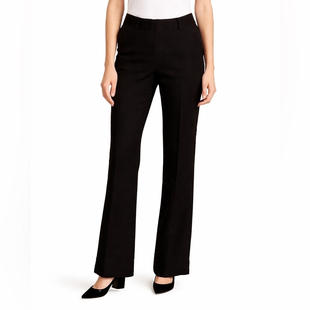 ABS Allen Schwartz Black Bootcut Dress Pants Sz 8